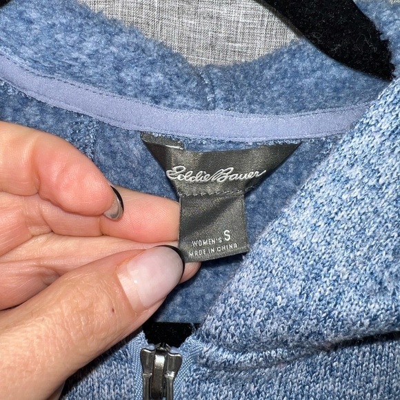 Women's Eddie Bauer Zip up Hoodie small - Picture 3 of 5